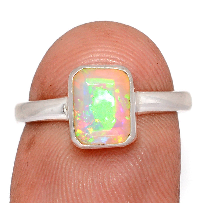 Ethiopian Opal Faceted Ring - EOFR2622