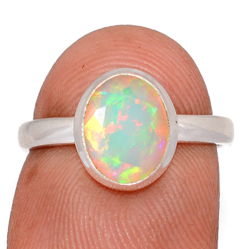 Ethiopian Opal Faceted Ring - EOFR2623