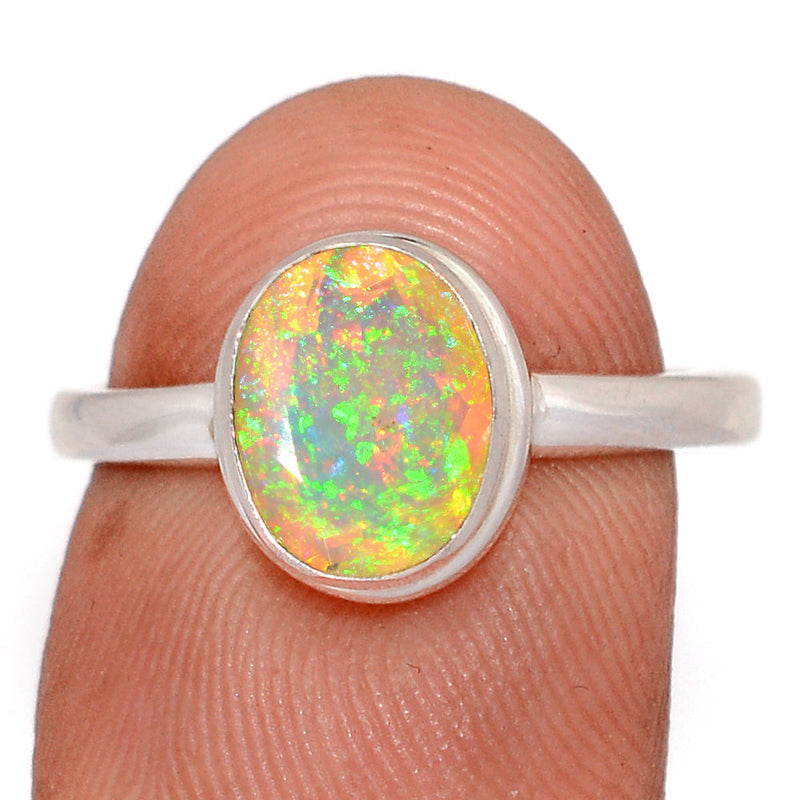 Ethiopian Opal Faceted Ring - EOFR2627