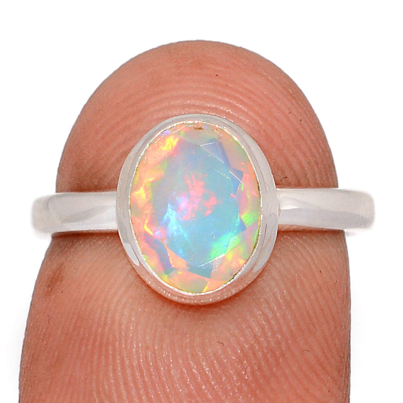 Ethiopian Opal Faceted Ring - EOFR2628