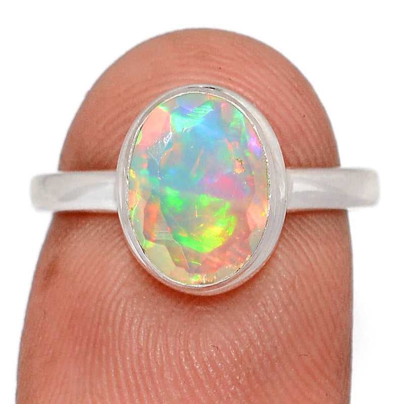 Ethiopian Opal Faceted Ring - EOFR2629