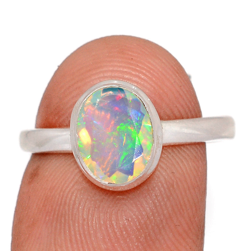 Ethiopian Opal Faceted Ring - EOFR2630