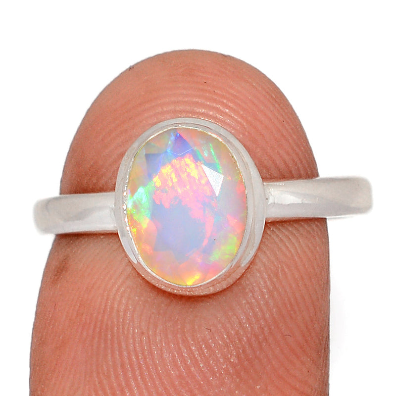 Ethiopian Opal Faceted Ring - EOFR2631