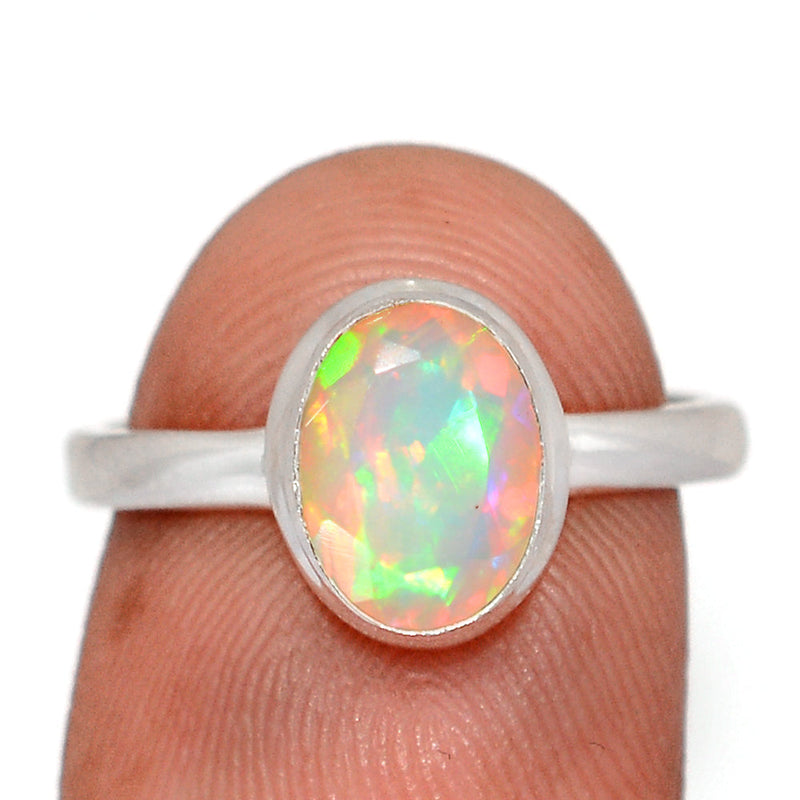 Ethiopian Opal Faceted Ring - EOFR2634