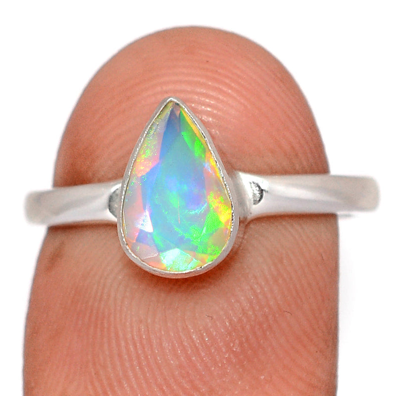 Ethiopian Opal Faceted Ring - EOFR2635