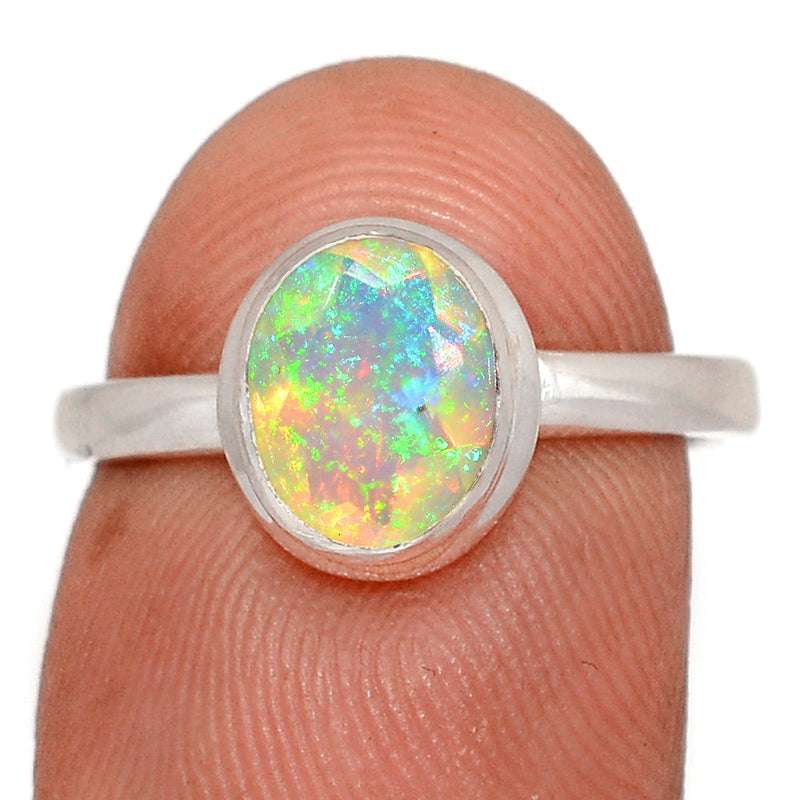 Ethiopian Opal Faceted Ring - EOFR2636