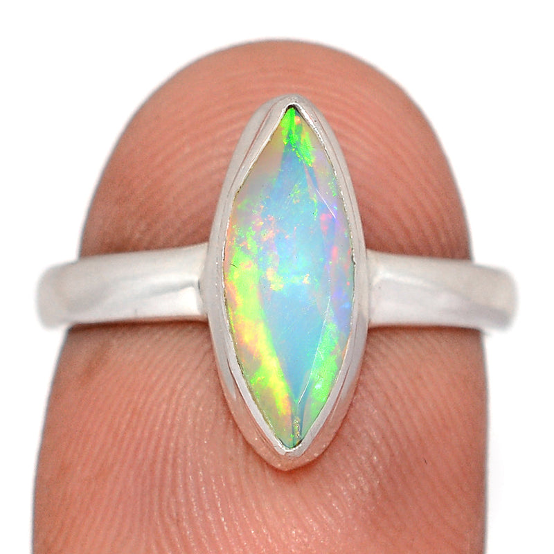 Ethiopian Opal Faceted Ring - EOFR28