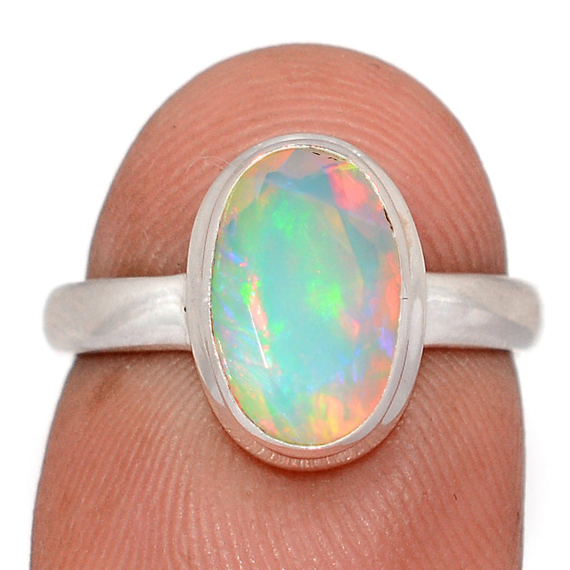 Ethiopian Opal Faceted Ring - EOFR31