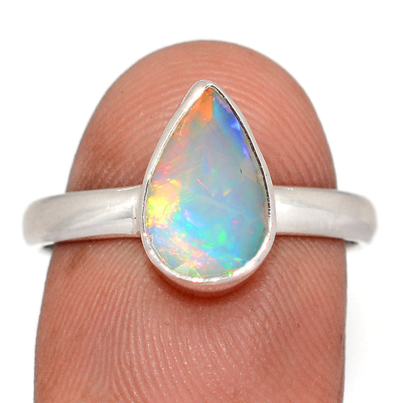 Ethiopian Opal Faceted Ring - EOFR34