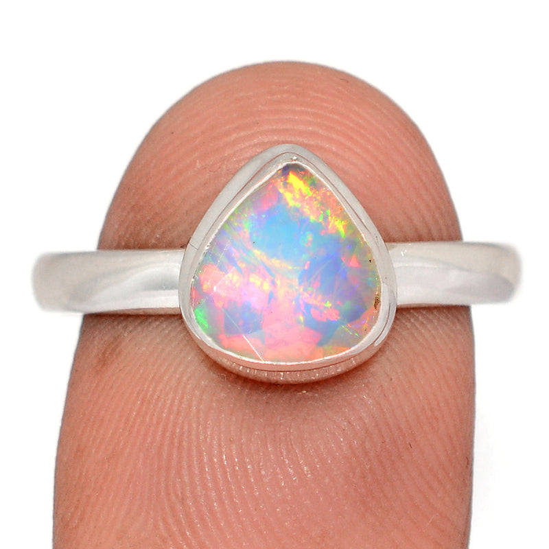 Ethiopian Opal Faceted Ring - EOFR36