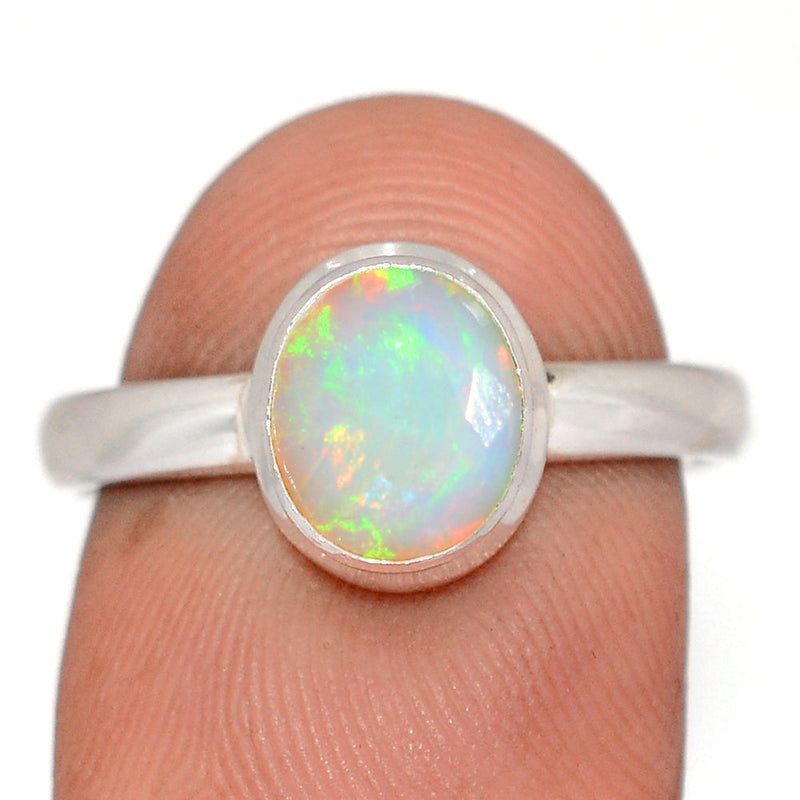 Ethiopian Opal Faceted Ring - EOFR39