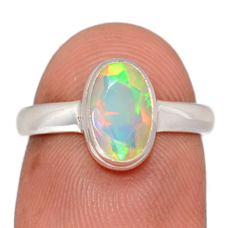 Ethiopian Opal Faceted Ring - EOFR3