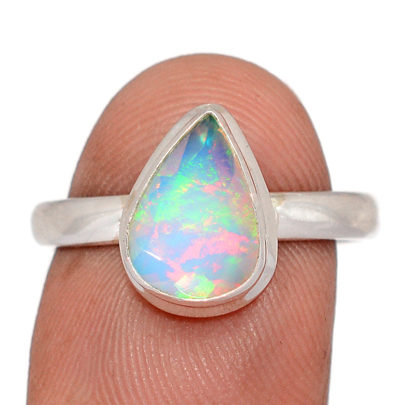 Ethiopian Opal Faceted Ring - EOFR41