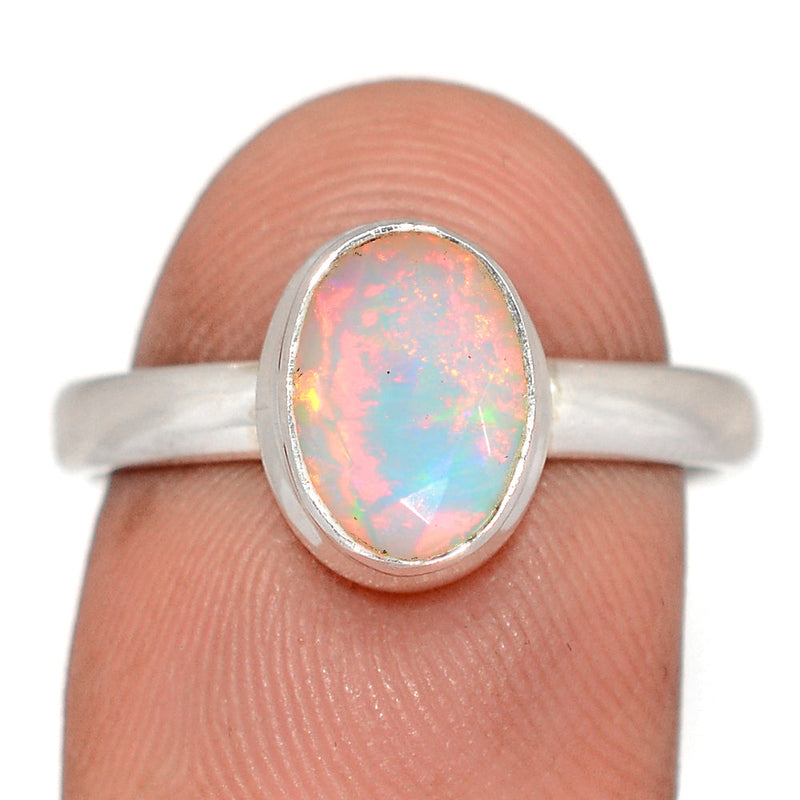 Ethiopian Opal Faceted Ring - EOFR42