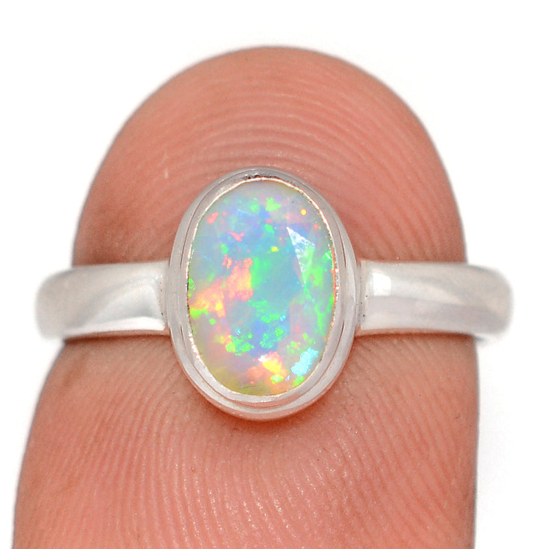 Ethiopian Opal Faceted Ring - EOFR5