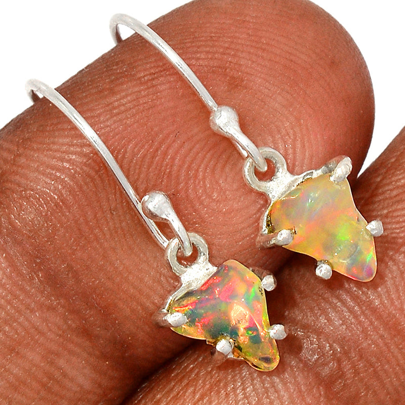 1" Claw - Ethiopian Opal Polish Rough Earrings - EPRE87