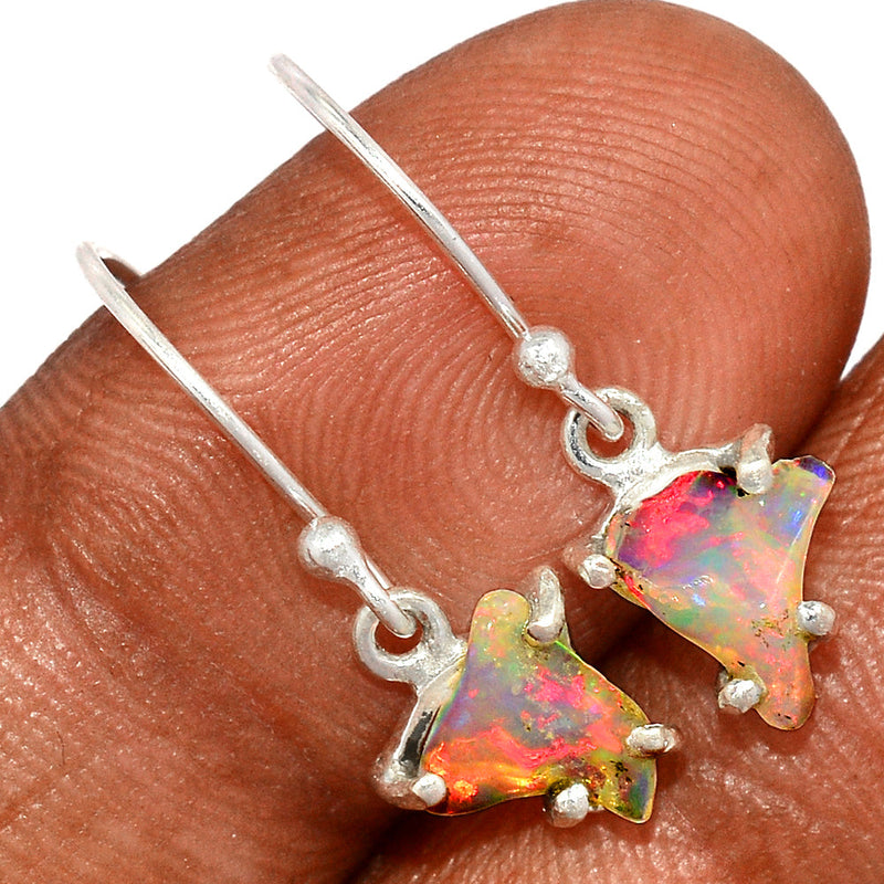 1" Claw - Ethiopian Opal Polish Rough Earrings - EPRE95
