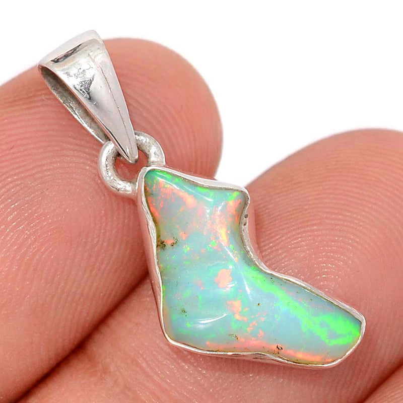 1.1" Ethiopian Opal Polish Rough Pendants - EPRP1001