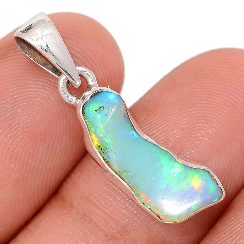 1.1" Ethiopian Opal Polish Rough Pendants - EPRP1003