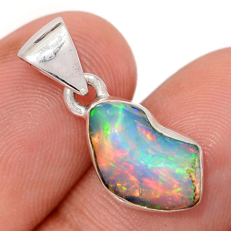 1" Ethiopian Opal Polish Rough Pendants - EPRP1004