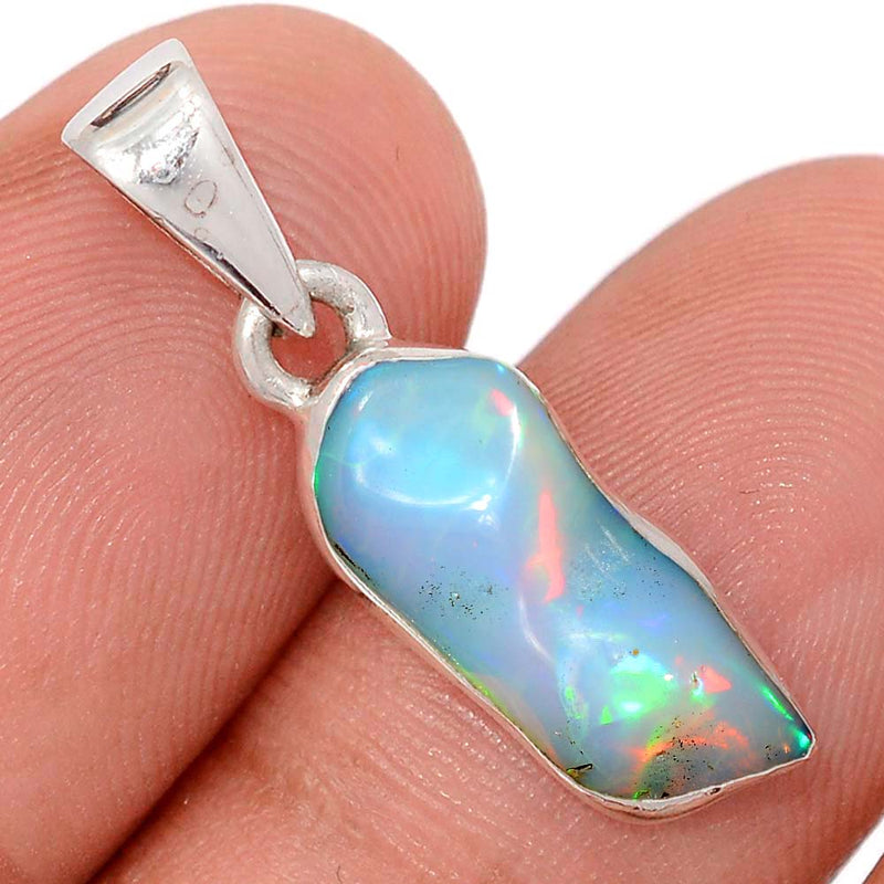1.1" Ethiopian Opal Polish Rough Pendants - EPRP1005