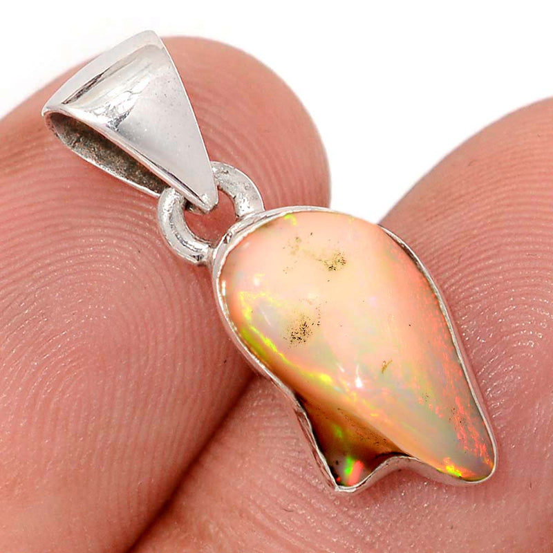 1" Ethiopian Opal Polish Rough Pendants - EPRP1013