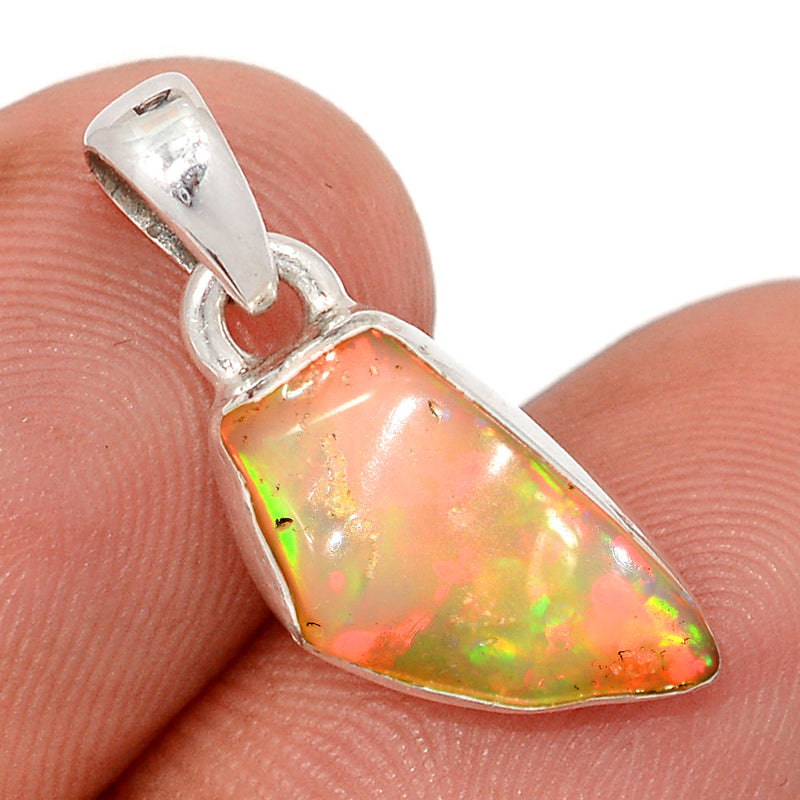 0.8" Ethiopian Opal Polish Rough Pendants - EPRP1019