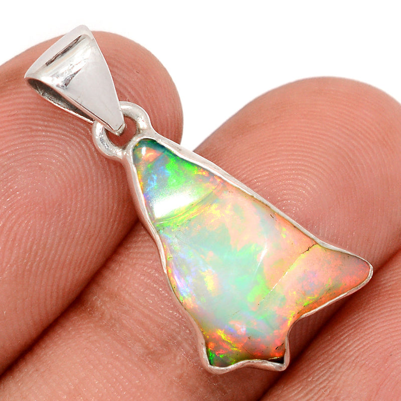 1.1" Ethiopian Opal Polish Rough Pendants - EPRP1022