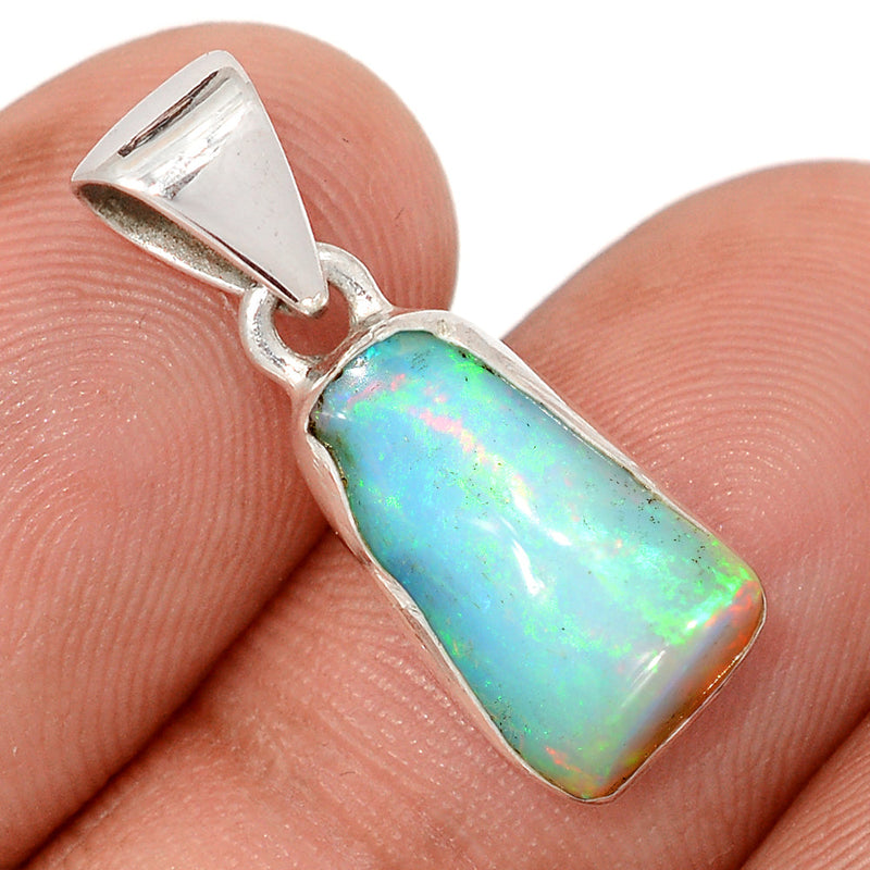 1" Ethiopian Opal Polish Rough Pendants - EPRP1024