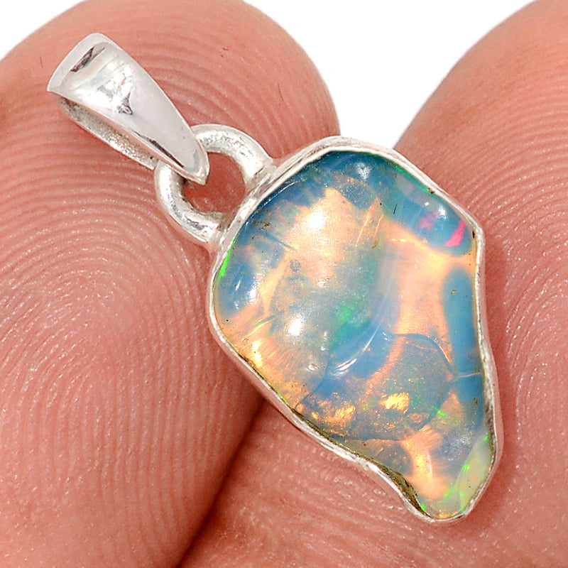 0.8" Ethiopian Opal Polish Rough Pendants - EPRP1025