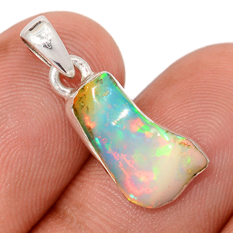 0.8" Ethiopian Opal Polish Rough Pendants - EPRP1031