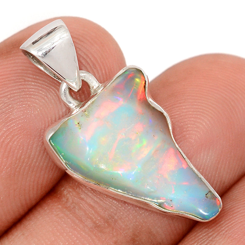 1.1" Ethiopian Opal Polish Rough Pendants - EPRP1032