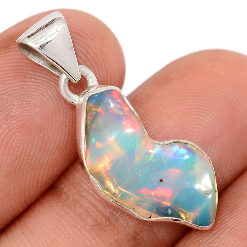 1.2" Ethiopian Opal Polish Rough Pendants - EPRP1033
