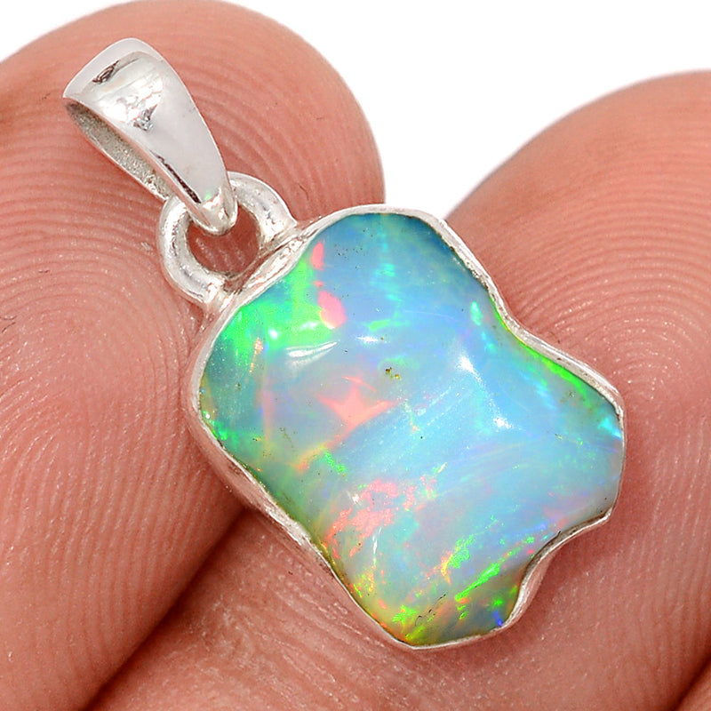 0.8" Ethiopian Opal Polish Rough Pendants - EPRP1039