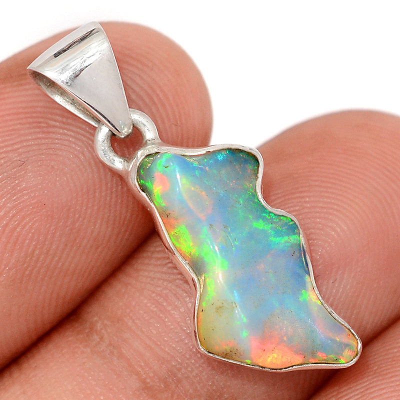 1.1" Ethiopian Opal Polish Rough Pendants - EPRP1042