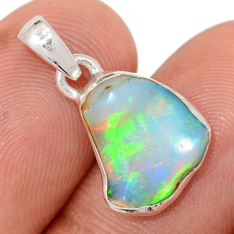0.8" Ethiopian Opal Polish Rough Pendants - EPRP1047
