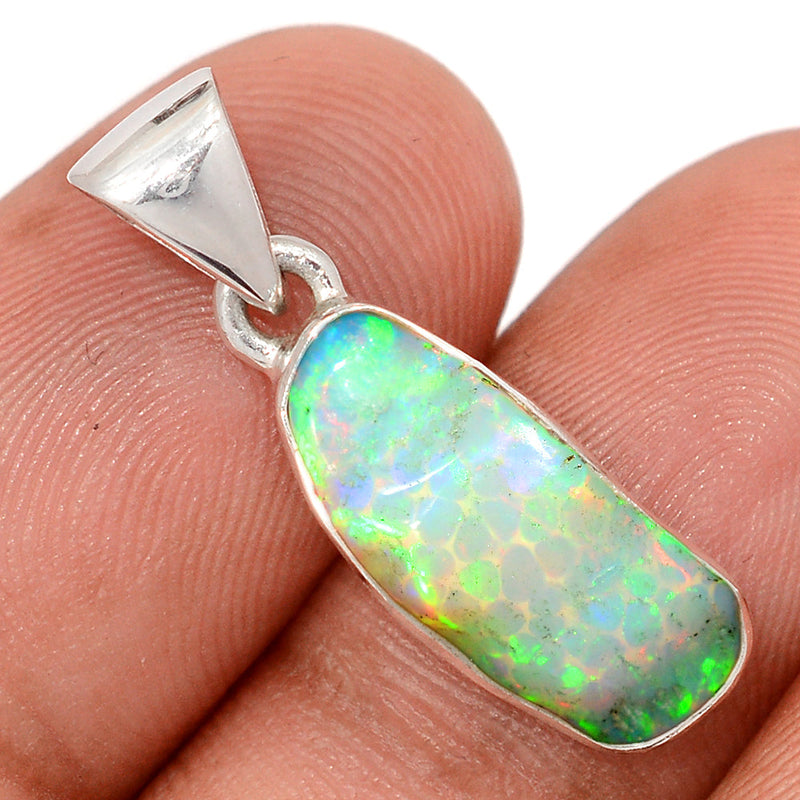 1.1" Ethiopian Opal Polish Rough Pendants - EPRP1049