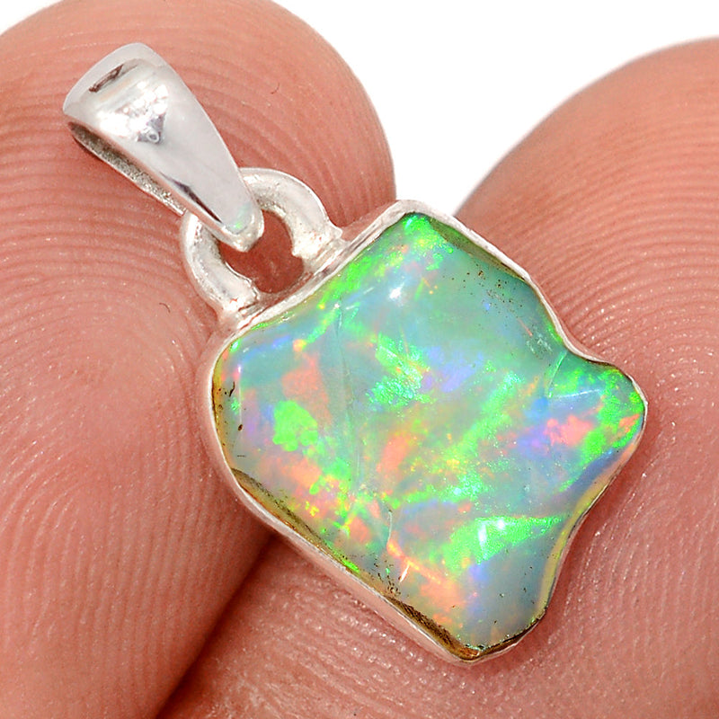 0.8" Ethiopian Opal Polish Rough Pendants - EPRP1056