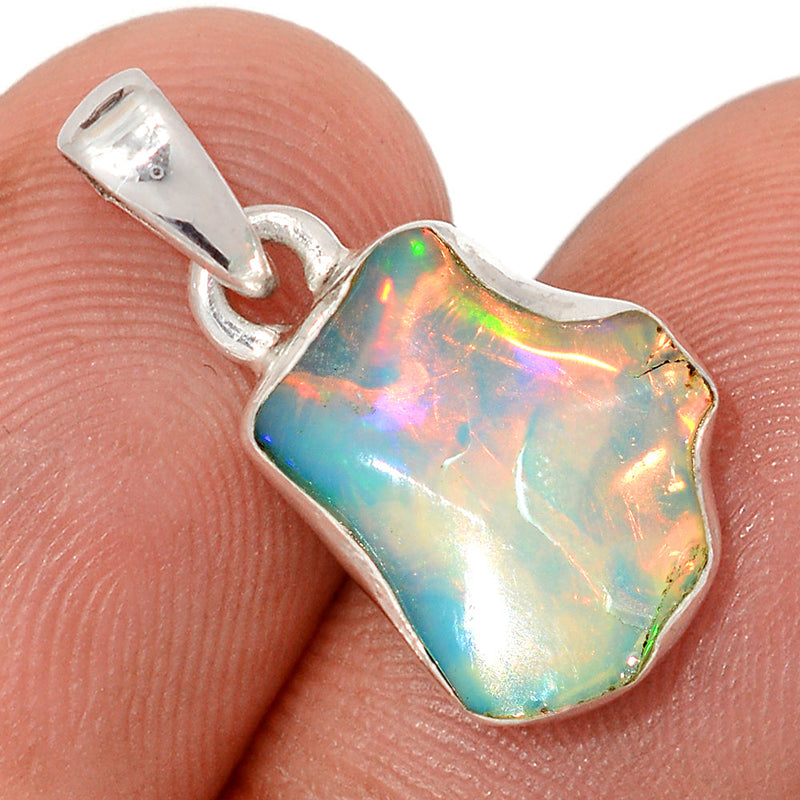 0.8" Ethiopian Opal Polish Rough Pendants - EPRP1061