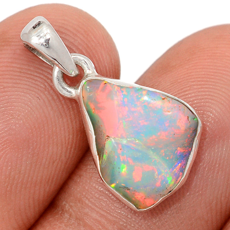0.8" Ethiopian Opal Polish Rough Pendants - EPRP1062