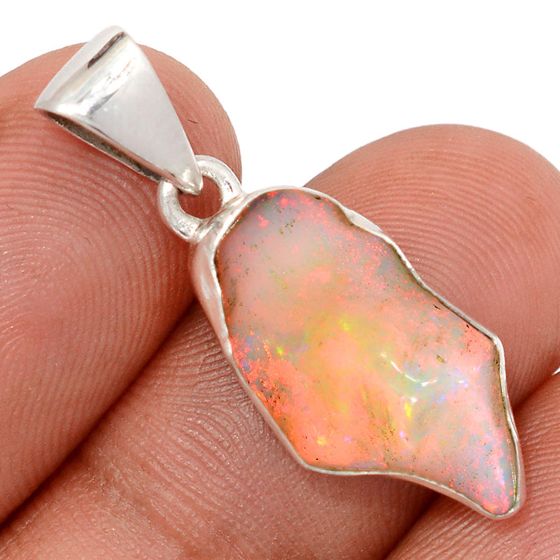 1.2" Ethiopian Opal Polish Rough Pendants - EPRP1063