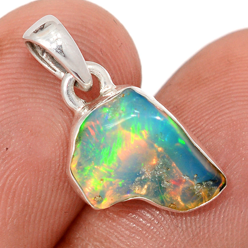 0.8" Ethiopian Opal Polish Rough Pendants - EPRP1066