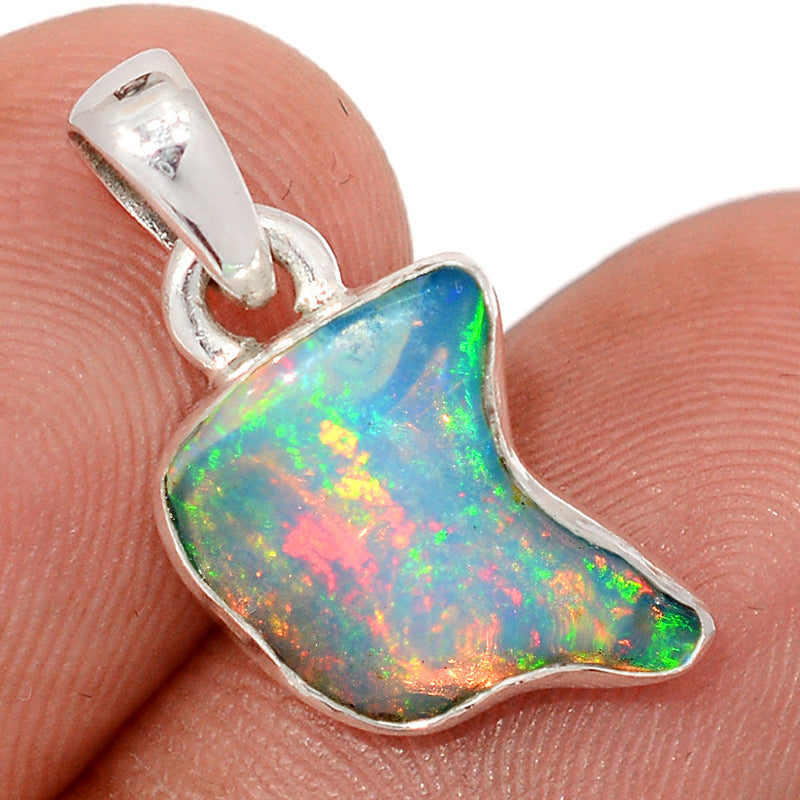0.8" Ethiopian Opal Polish Rough Pendants - EPRP1068