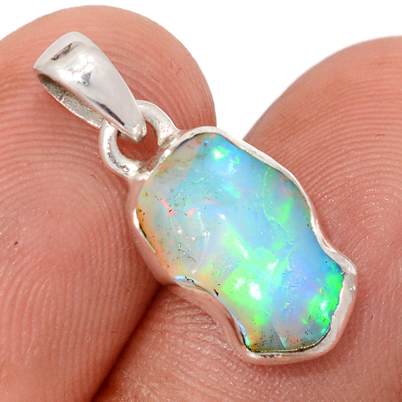 0.8" Ethiopian Opal Polish Rough Pendants - EPRP1069