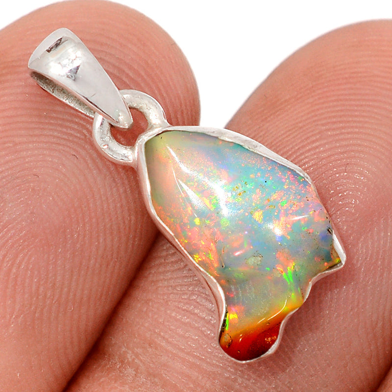 0.8" Ethiopian Opal Polish Rough Pendants - EPRP1072