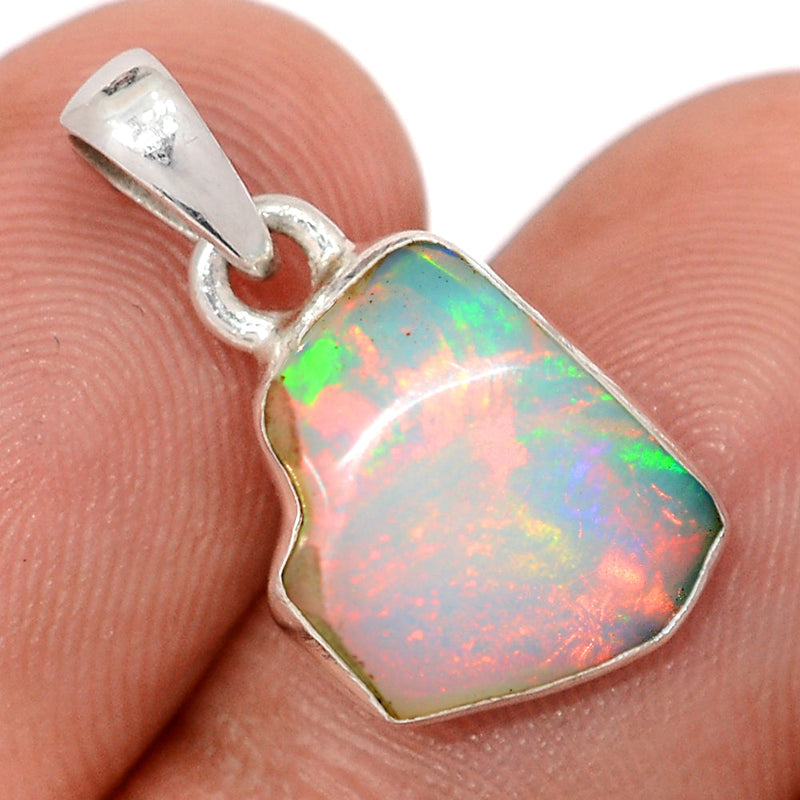 0.8" Ethiopian Opal Polish Rough Pendants - EPRP1074