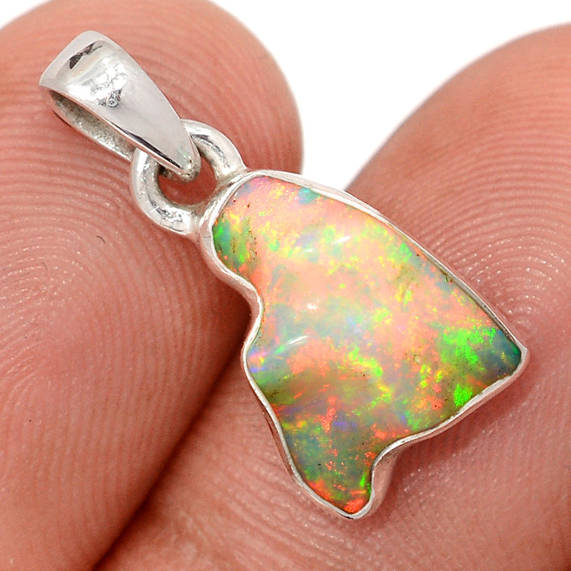0.8" Ethiopian Opal Polish Rough Pendants - EPRP1075
