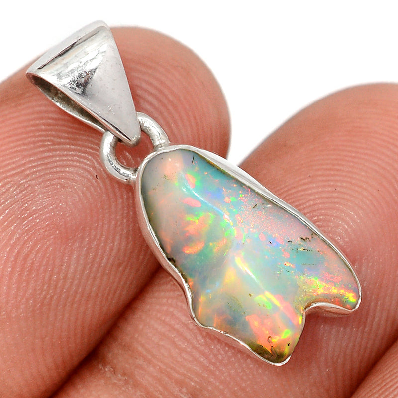 1" Ethiopian Opal Polish Rough Pendants - EPRP1084