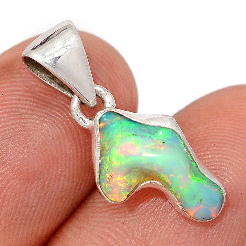 0.8" Ethiopian Opal Polish Rough Pendants - EPRP1091