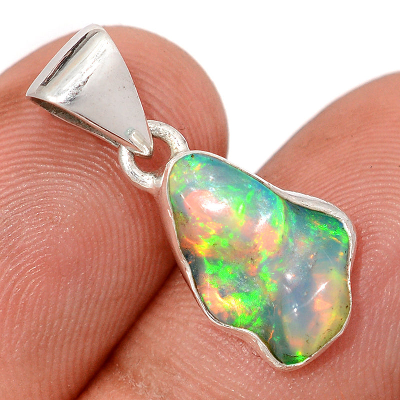 0.8" Ethiopian Opal Polish Rough Pendants - EPRP1092